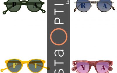 Parafina. Gafas ecológicas realizadas con materiales sostenibles